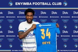 Brown Ideye Thrilled to Return to NPFL with Enyimba