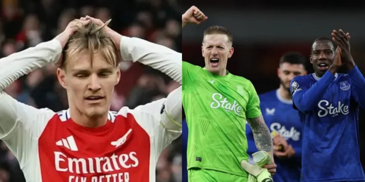 Arsenal’s Title Hopes Fading as Controversial Draw Against Everton Adds to Frustration