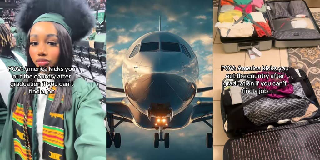 Nigerian Lady Forced to Leave America After Struggling to Secure Post-Graduation Job, Sparks Online Debate Nigerian Lady Forced to Leave America After Struggling to Secure Post-Graduation Job, Sparks Online Debate