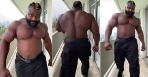 Kizz Daniel’s Bouncer Steals Spotlight at Nigeria’s Strongest Man Championship