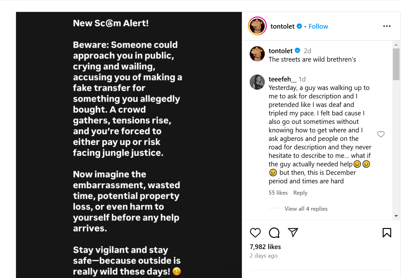 New Scam Tactic in Nigeria – Tonto Dikeh Warns Citizens to Stay Vigilant