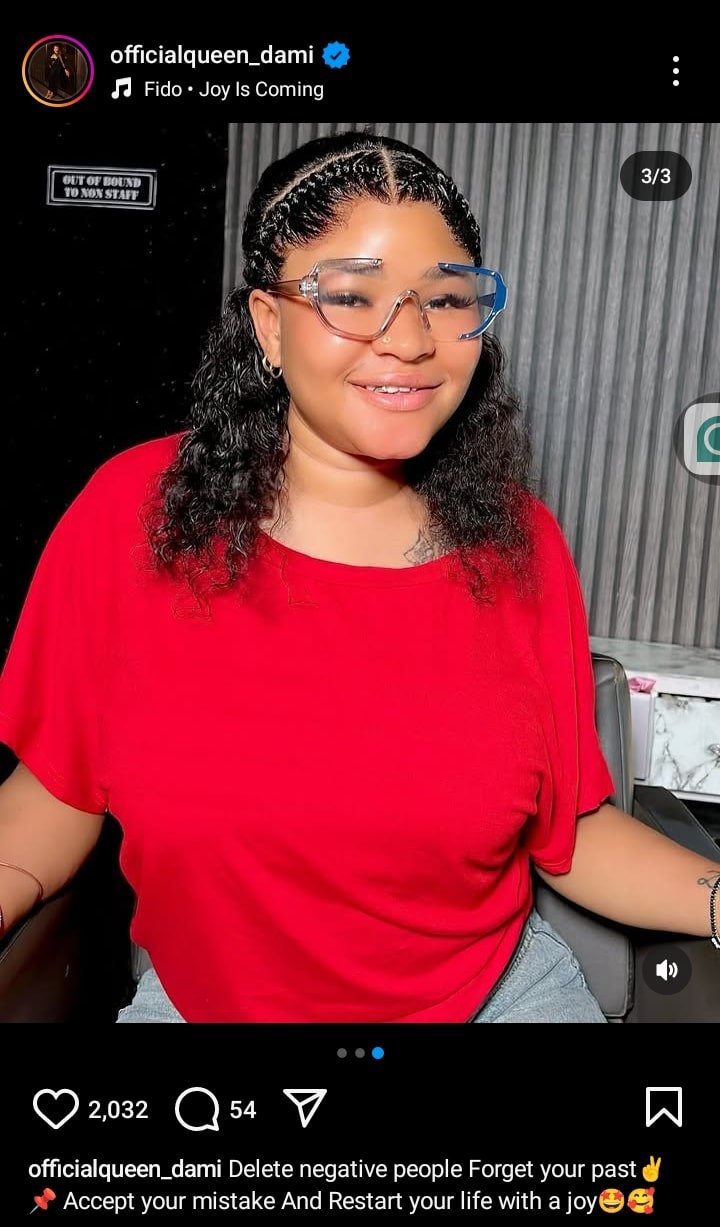Queen Dami Rings in 2025 with Powerful New Year Resolutions Amid Drama with Portable