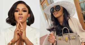 Toke Makinwa Holds Praise Session, Declares 2024 as Year of ‘No Gree for Anybody