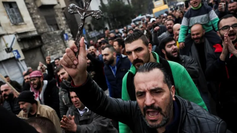 Protests Erupt in Syria After Christmas Tree Burning in Christian-Majority Town Amid Leadership Shift
