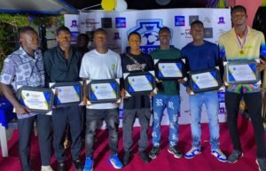 Adiele Ebuka won the Player of the Season award for Magic Stars FC. He earned recognition for his outstanding performances during a successful NLO season. The club remained unbeaten and triumphed in the NLO Promotion Play-Off against Ojodu City FC. The award ceremony took place at Magic Stars FC Ajao Estate Camp in Lagos. Club president, Kayode Agboola, praised Adiele and others for their hard work. He urged players to stay focused and push for more success. Other winners included Anuyemi Egundipe, named Best Midfielder and Goal of the Season winner. Wisdom Ukachukwu won Best Dribbler, while Sesan Folorusho took home the Best Striker award. Kayode Raheem was recognized as Best Defender. Peter Abiodun earned Most Improved Player, and Yusuf Ahmed was awarded Improved Goalkeeper.