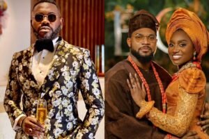 "Deyemi Okanlawon Celebrates Kunle Remi and Tiwi's First Anniversary with Heartfelt Prayer"
