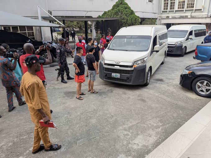 EFCC Arraigns 11 Chinese Nationals, One Filipino and Company for Alleged Cybercrimes and Romance Fraud in Lagos