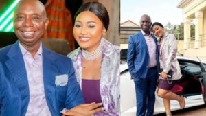 BJ and JonOathan Greet Regina Daniels and Ned Nwoko at Ghana’s Inauguration
