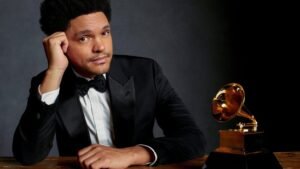 Trevor Noah,2025 Grammy Awards,Afrobeats,Burna Boy,Asake,Tems,Wizkid,Yemi Alade Davido,Lojay,Music Industry,Global Music Awards,African Music,Grammy Nominees Grammy Host