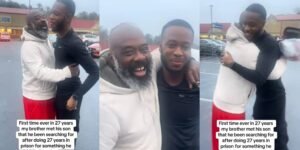 Man Reunites with 27-Year-Old Son After Spending Years in Prison for a Crime He Did Not Commit and the Emotional Video Sparks Global Outcry