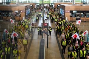 Chaos in German Airports as Thousands of Flights Canceled While Workers Strike for Better Pay