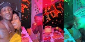 Portable’s Babymama Ashabi Simple Hosts Romantic Birthday Dinner Amidst Singer’s Controversies