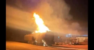 Two Dead as Tanker Explosion Rocks Ibadan but Authorities Struggle to Contain Inferno