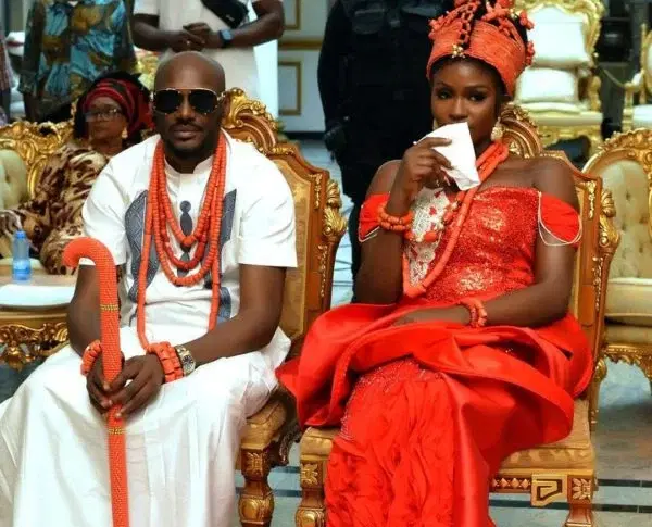 2Baba Marries Natasha Osawaru in Grand Traditional Wedding in Abuja: Stunning Photos Spark Massive Reactions Online