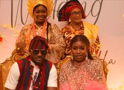 2Baba Marries Natasha Osawaru in Grand Traditional Wedding in Abuja: Stunning Photos Spark Massive Reactions Online